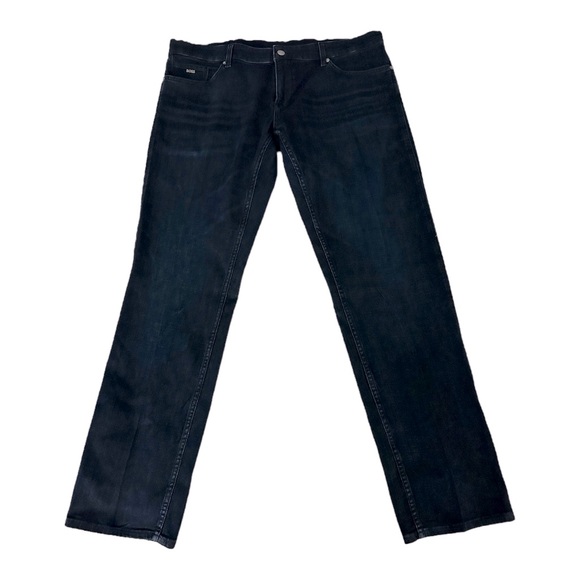 Hugo Boss Delaware Slim-Fit Jeans Dark Blue Men’s Size 40/32 - Picture 4 of 10